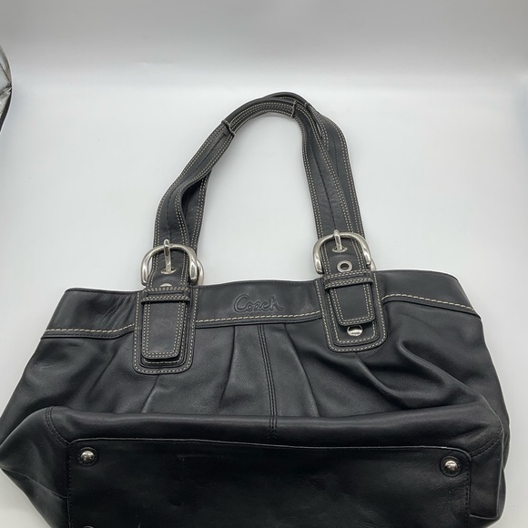 COACH LEATHER PLEATED SOHO BAG - Picture 9 of 10